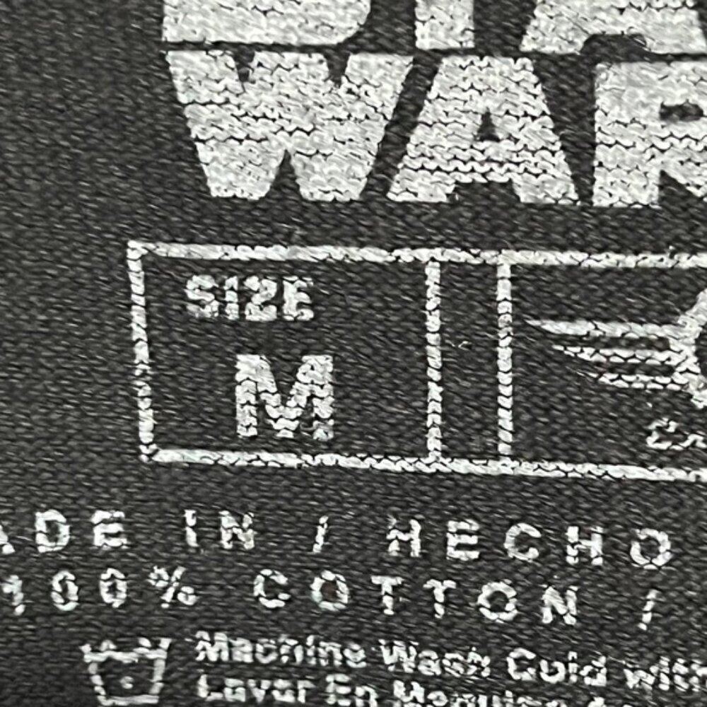 Star Wars Kylo Ren Graphic T-Shirt - Black - Size M - 100% Cotton - Picture 9 of 9